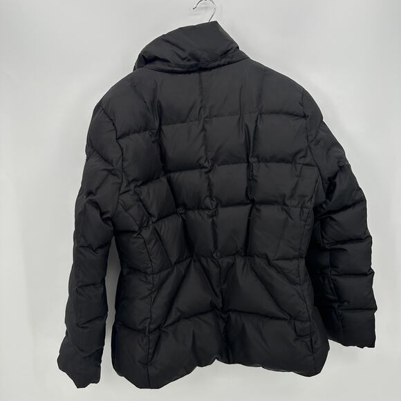 Calvin Klein Womens Black Puffer Jacket Size XL 60% Duck Down Hoodless Coat - Picture 8 of 9